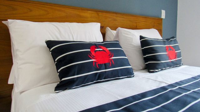 Detalhe da roupa de cama